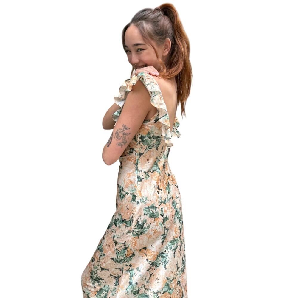 NWT Loucia Ambrosia Floral Maxi Dress in Rose Garden MED - Reg Price $99